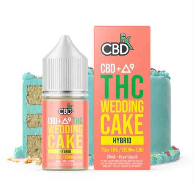 CBDDELTATHCVAPEJUICE WEDDING CAKE-HYBRID CBDFX In Faisalabad