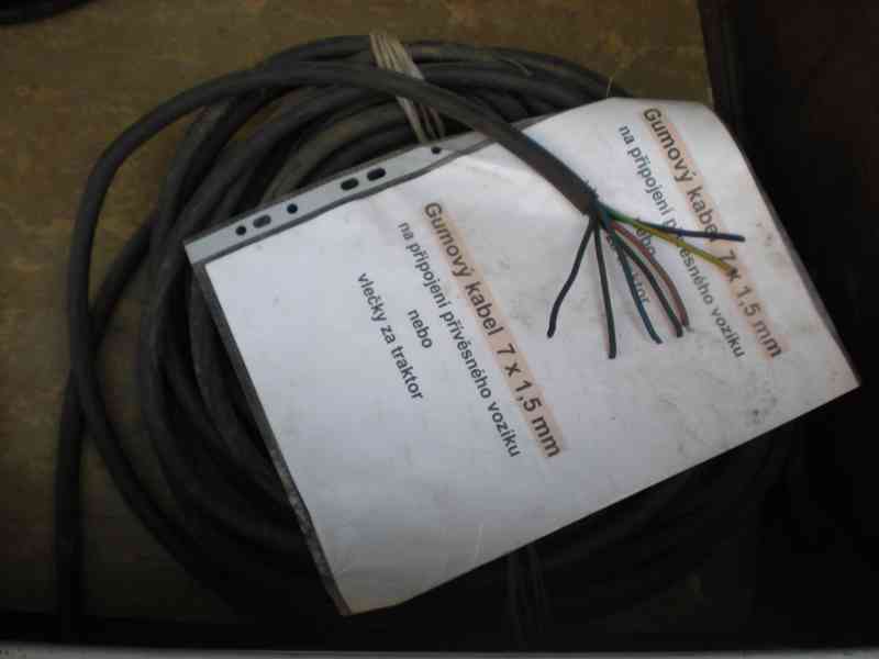 Gumový kabel 7x1,5mm   - foto 2