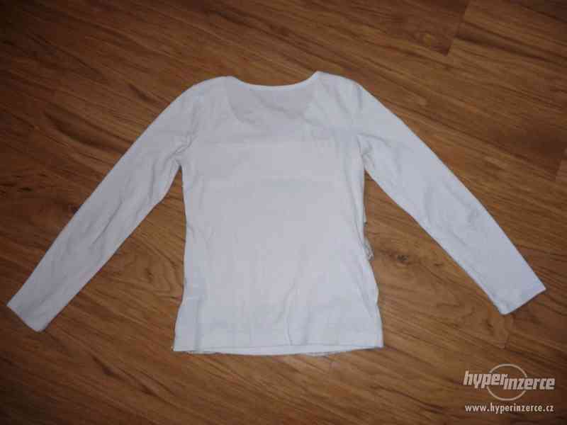 Bílé triko SO na 7-8L- vel.128 - foto 4