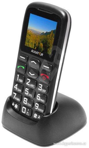 Tlačítkový mobil pro seniory Aligator A610 - foto 1