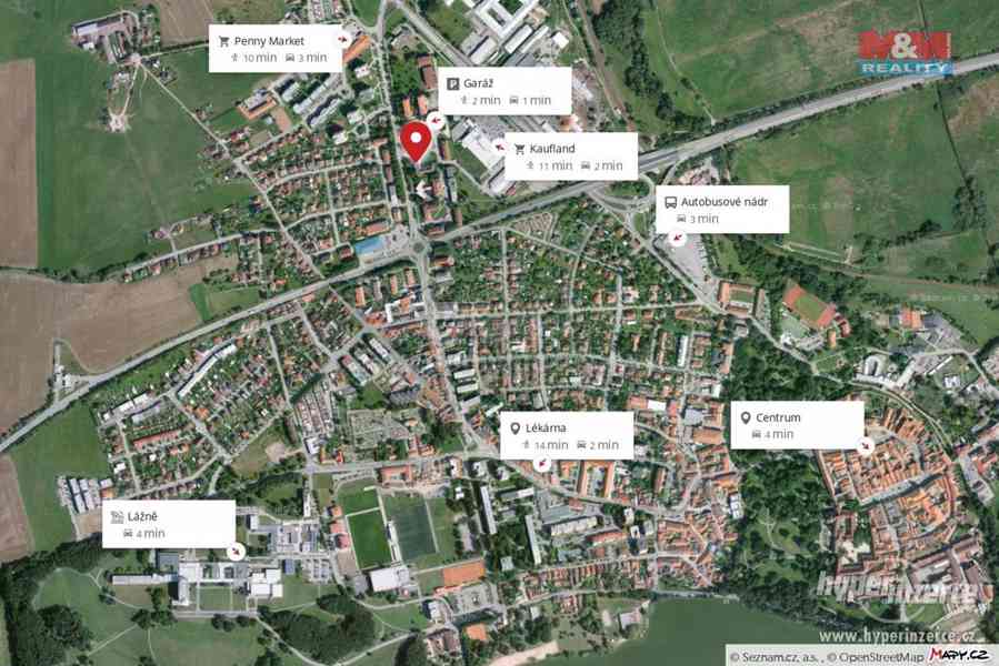 Prodej bytu 2+1, 65 m?, Třeboň, ul. Táboritská - foto 2