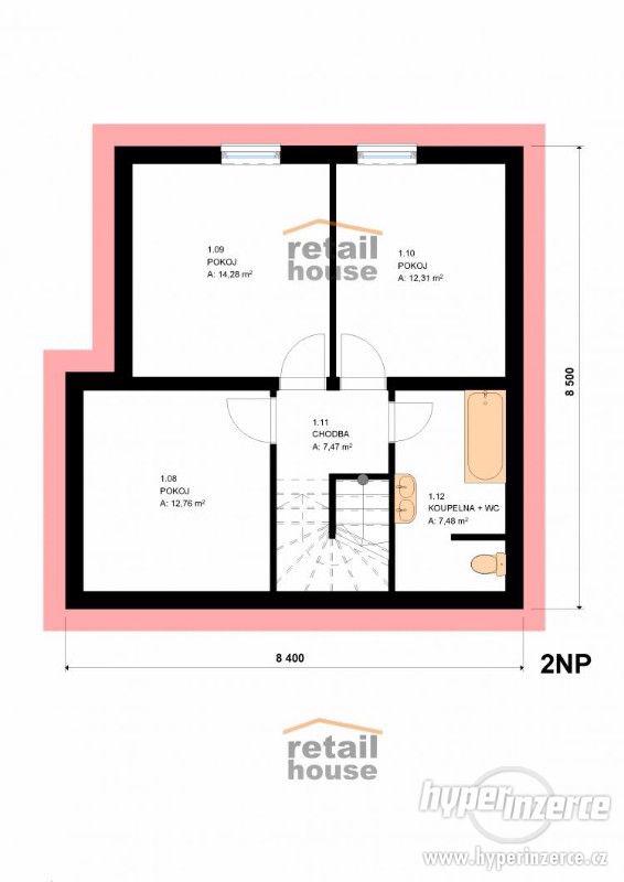 Rodinný dům Pegas New 2016 Top, 5+kk, 103 m2 - foto 8