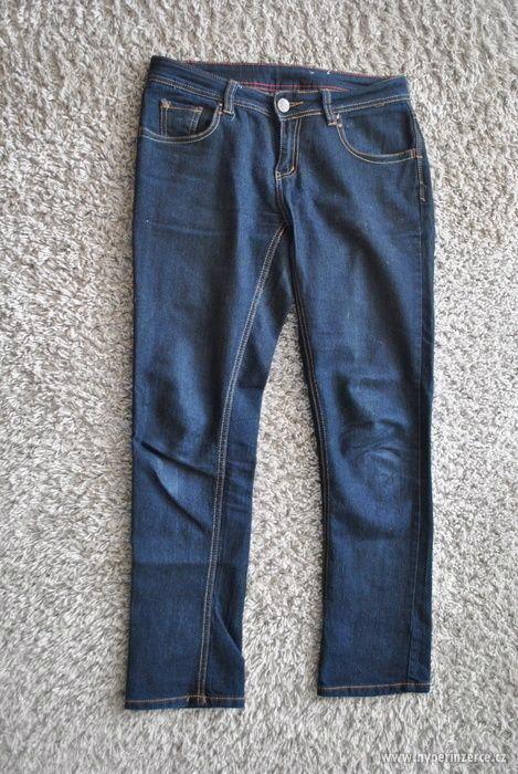 Tmavě modré džíny - foto 1
