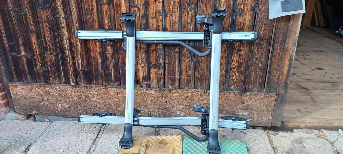 Originální střešní set AUDI (Thule) příčníky+nosič kol Thule