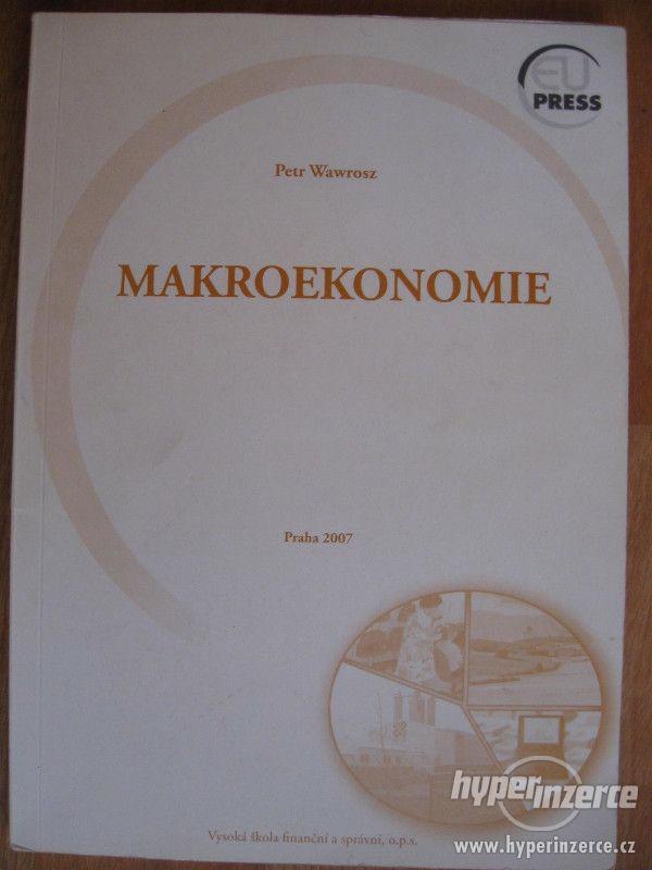 Makroekonomie Wawrosz VŠFS 2007 - foto 1