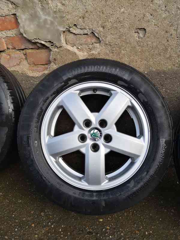 Originální hliníková kola 6Jx15" ET38 na Škoda Octavia I (1) - foto 5