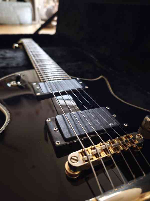 Elektrická kytara ESP LTD EC-1000T CTM BLK + kufr - foto 2