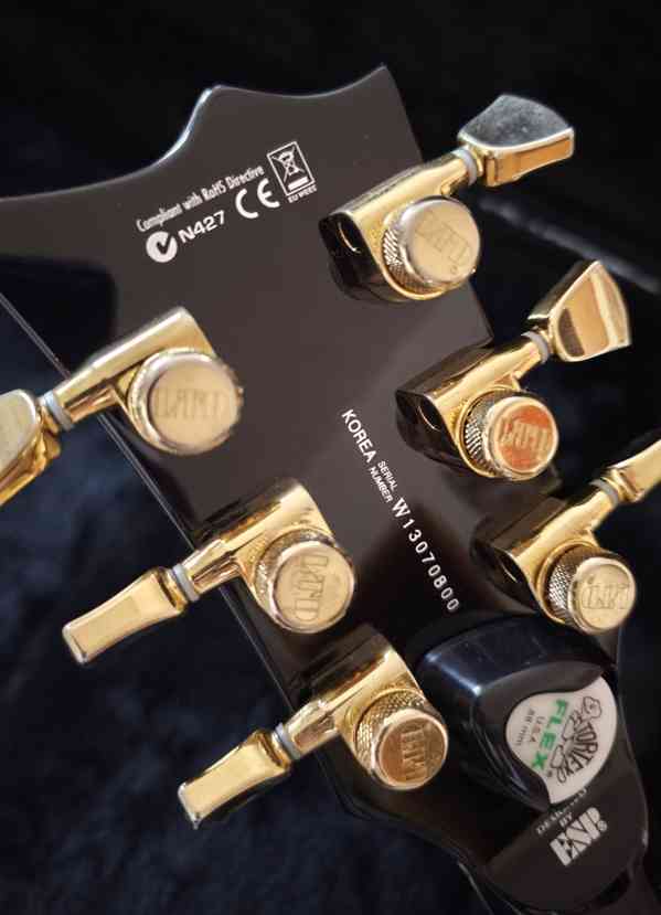 Elektrická kytara ESP LTD EC-1000T CTM BLK + kufr - foto 3