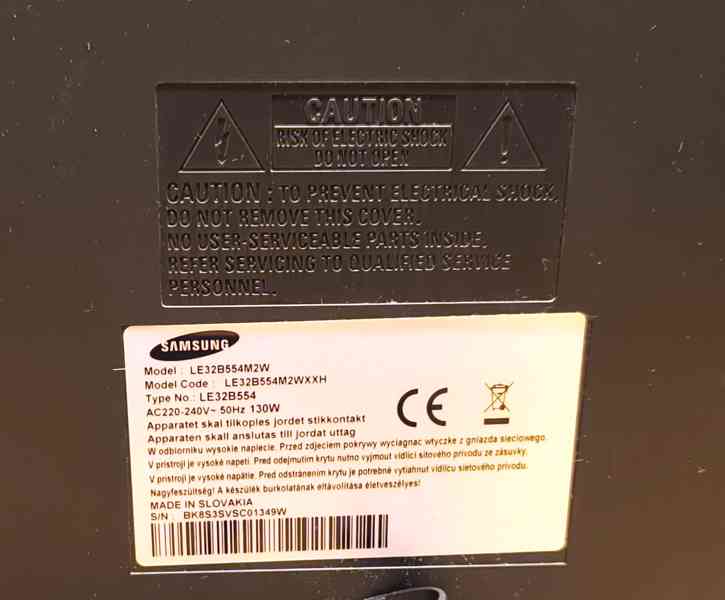 TELEVIZE Samsung 32" LE32B554M2W FullHD - foto 3