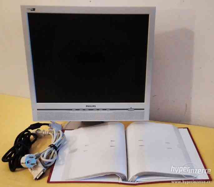 17" LCD monitor Philips s 2x 2W repro + DÁREK!!! - foto 2