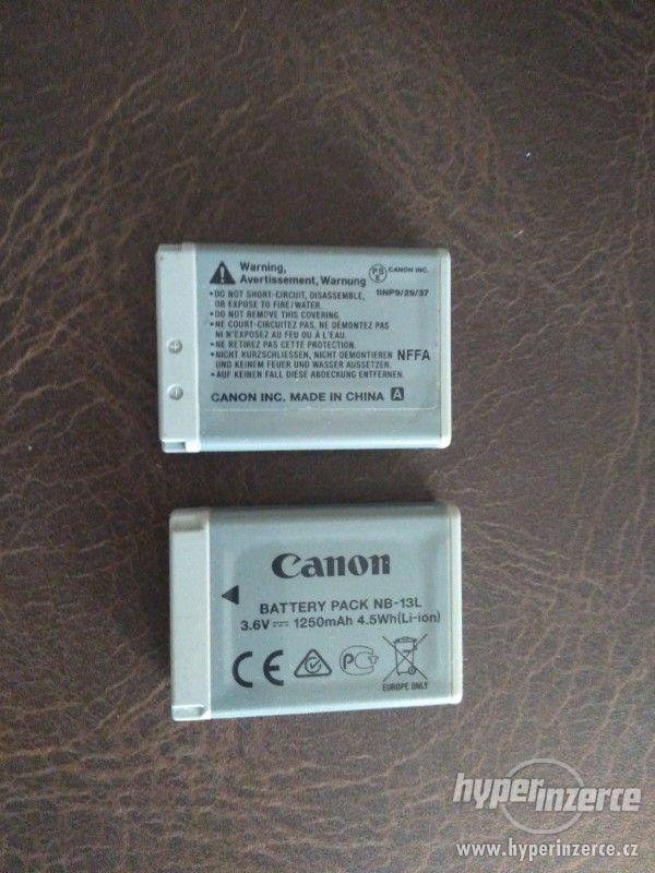 Canon NB-13L originální baterie dva kusy - foto 1