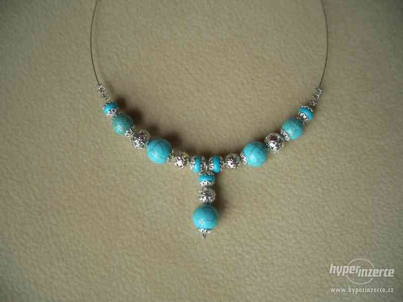 Tyrkysový náhrdelník - foto 1