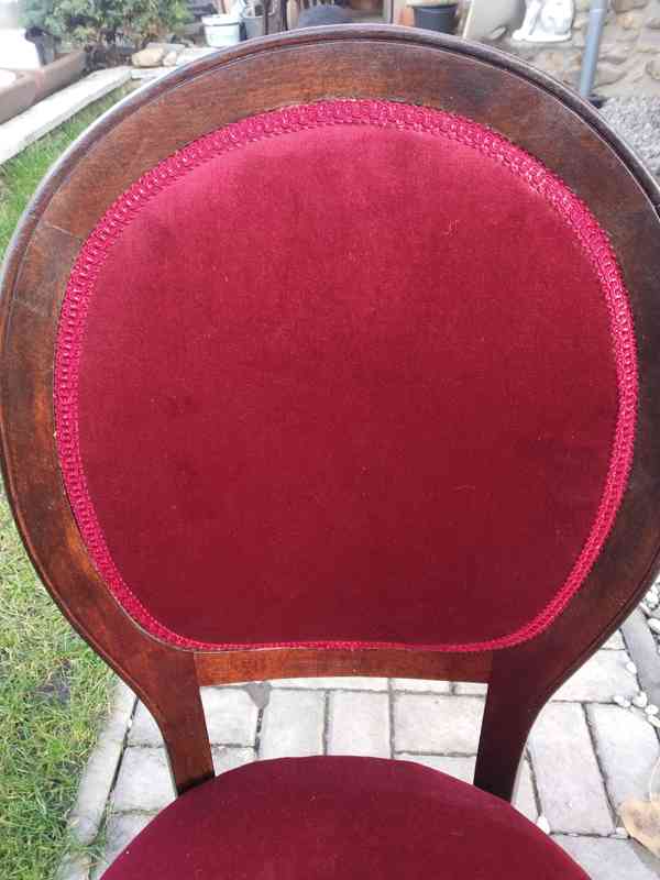 Židle Francie-po renovaci. - foto 5