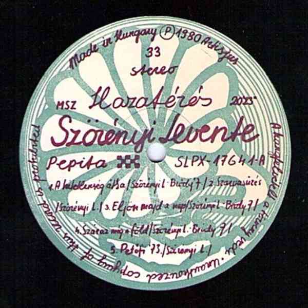 Szörényi Levente ‎– Hazatérés (LP) - foto 4