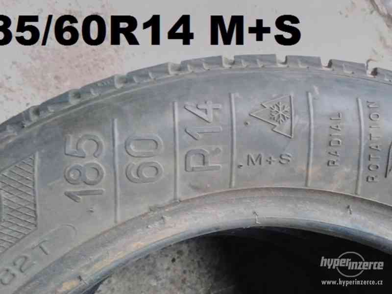 185/60R14 82T M+S zimní pneu 2ks 100% vzorek rotation - foto 4