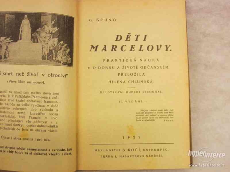 Kniha: Bruno (Chlumská) - Děti Marcelovy, 1921. - foto 2