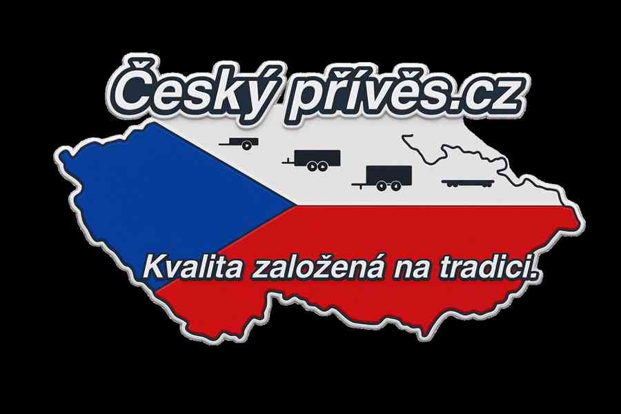 Nový sklopný přívěsný vozík 2,53mx1,30, ČR VÝROBA, 130Km,DPH - foto 18