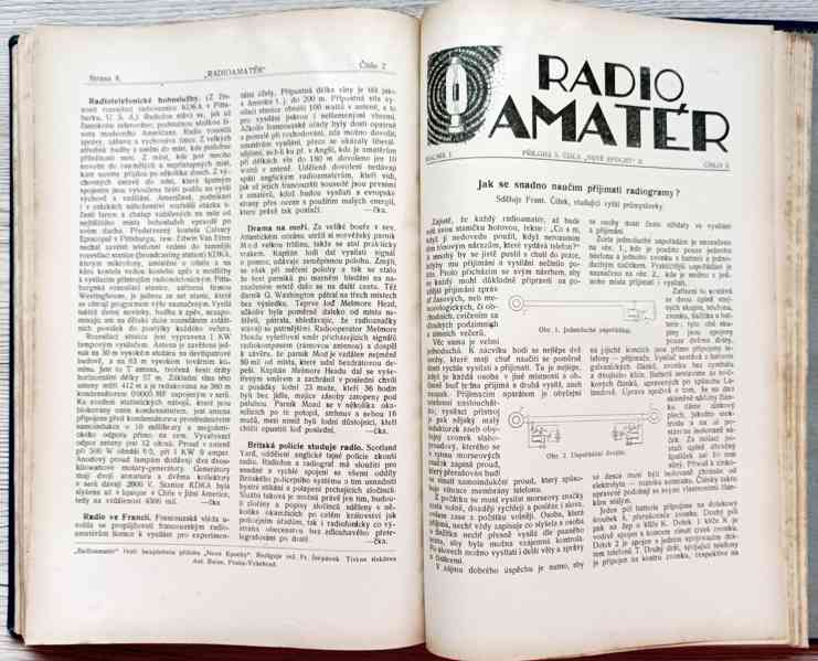 Staré časopisy Nová epocha + Radiomatér, ročník 1, 1922/1923 - foto 8