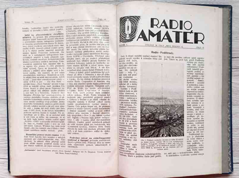 Staré časopisy Nová epocha + Radiomatér, ročník 1, 1922/1923 - foto 12