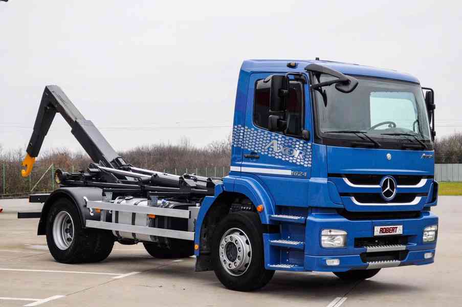 MERCEDES AXOR 1824 - 18T HÁKOVÝ NOSIČ KONTEJNERŮ EU5 - foto 70