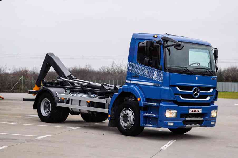 MERCEDES AXOR 1824 - 18T HÁKOVÝ NOSIČ KONTEJNERŮ EU5 - foto 63