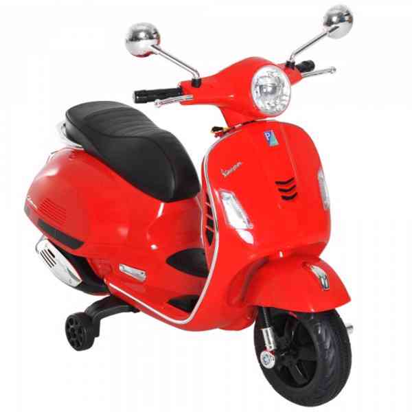 Dětská motorka Vespa | červená - foto 1
