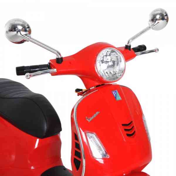 Dětská motorka Vespa | červená - foto 8