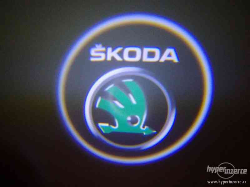 led logo projektory ŠKODA - Superb 1,2,3 Octavia 1,2, - foto 2