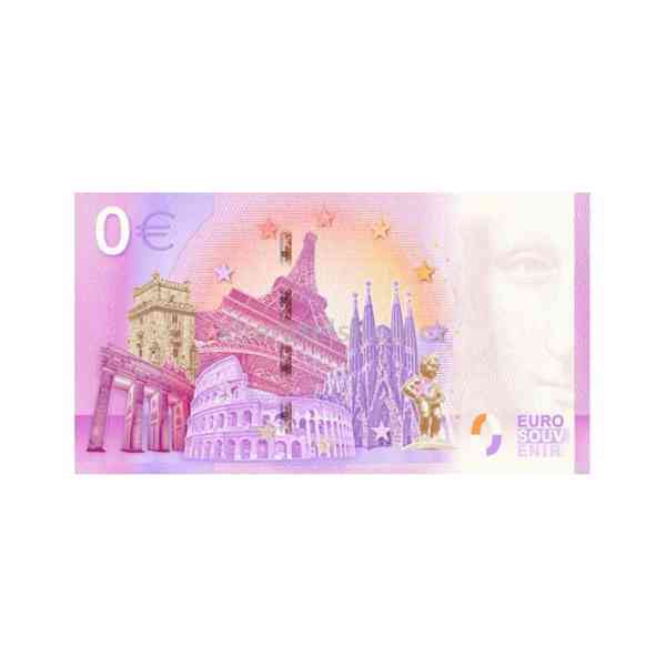 Známkový list Olympic60 + 0 euro suvenýrová bankovka - foto 3