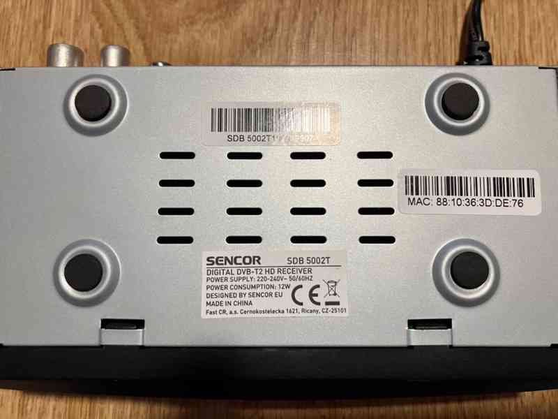 Set top box Sencor SDB 5002T - foto 2