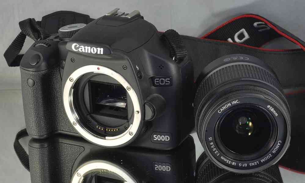 Canon EOS 500D + Objektiv EFS 18-55mm jen 2400 Exp - foto 3