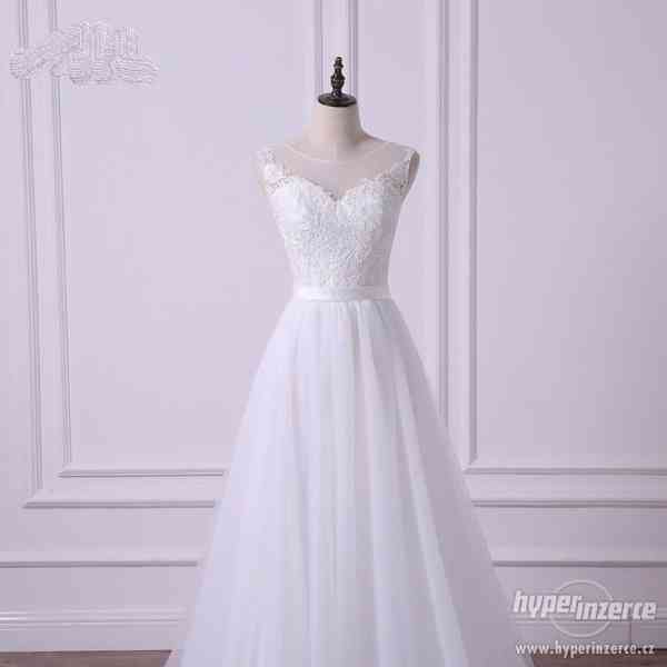 Nové bílé svatební šaty vel. xs-s - foto 4