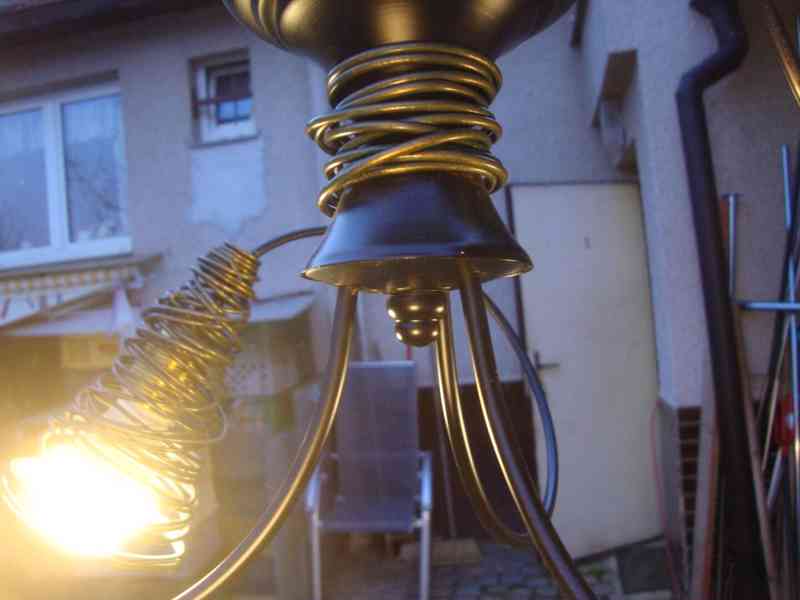 ORION PIRULO DL 7-541-3 STROPNÍ LUSTR Z KOVOVÉHO DRÁTU pěkný - foto 18