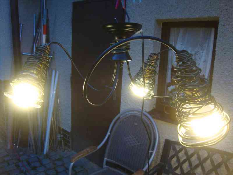 ORION PIRULO DL 7-541-3 STROPNÍ LUSTR Z KOVOVÉHO DRÁTU pěkný - foto 20