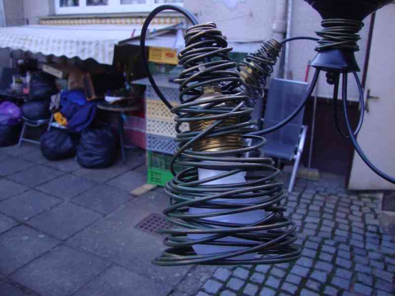 ORION PIRULO DL 7-541-3 STROPNÍ LUSTR Z KOVOVÉHO DRÁTU pěkný - foto 7