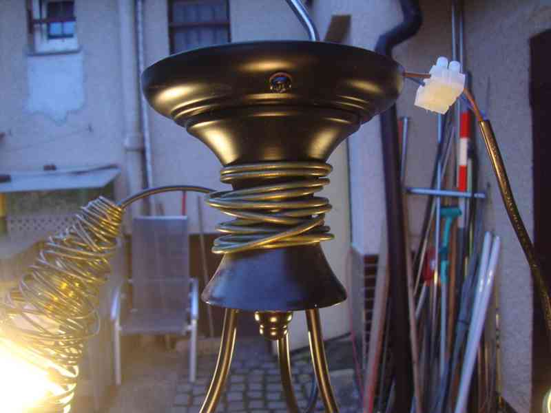 ORION PIRULO DL 7-541-3 STROPNÍ LUSTR Z KOVOVÉHO DRÁTU pěkný - foto 17