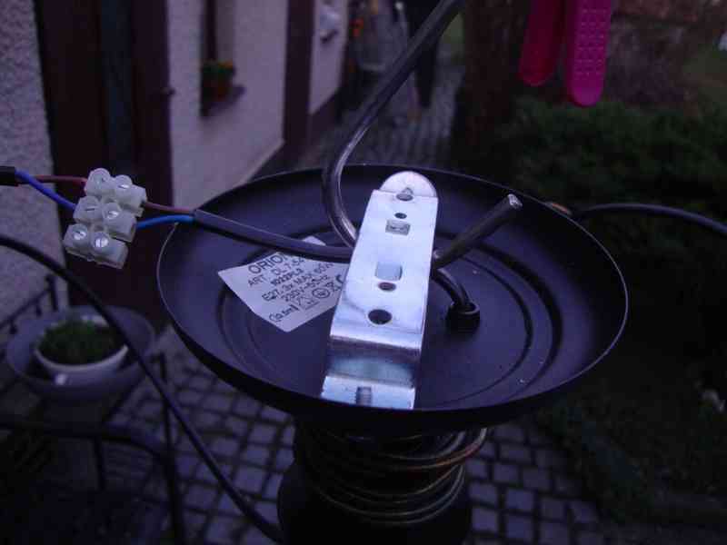 ORION PIRULO DL 7-541-3 STROPNÍ LUSTR Z KOVOVÉHO DRÁTU pěkný - foto 11