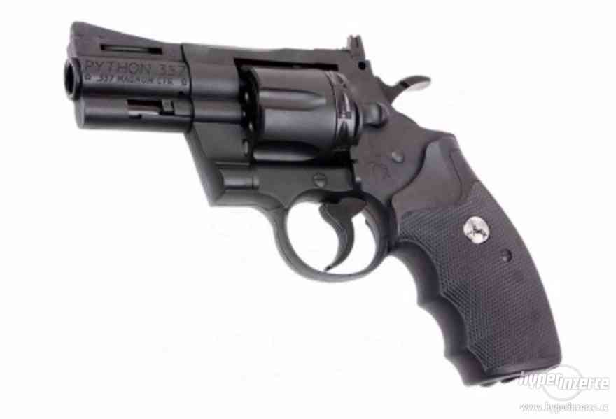 Vzduchový revolver Colt Python 2,5" černý DIABOLO/BB - foto 1