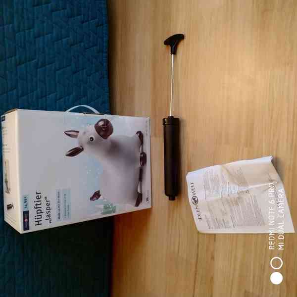JASPER Ideenwelt skákací oslík pro děti od 1,5let - foto 5
