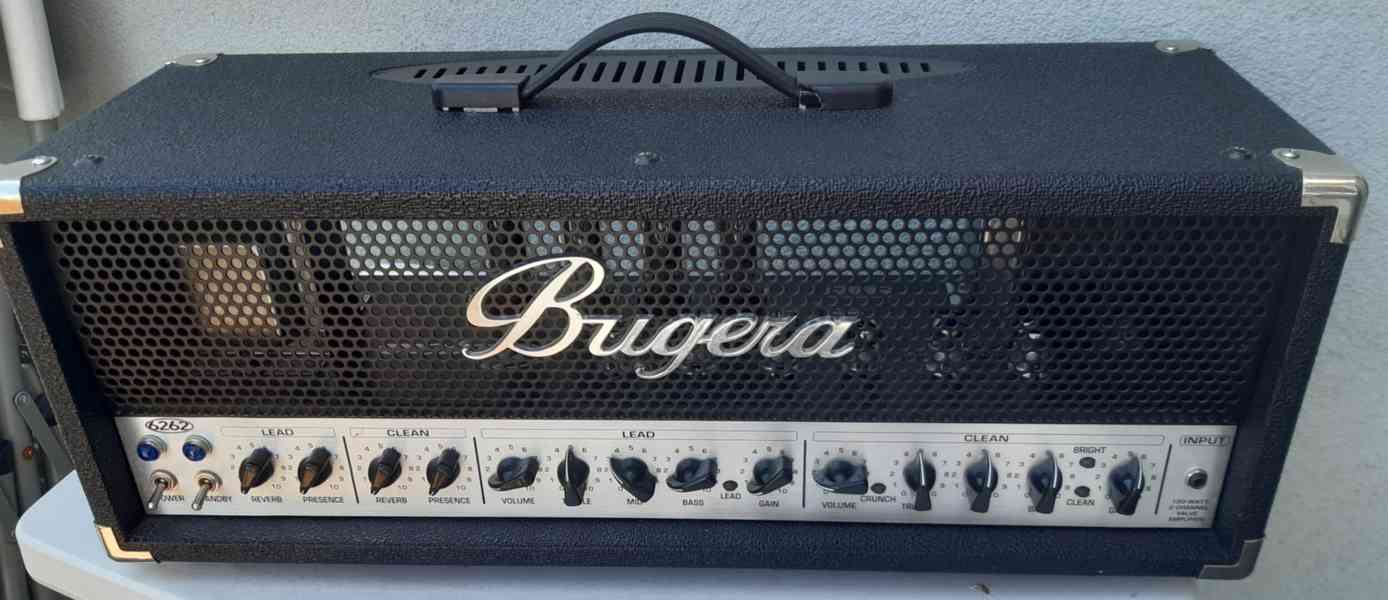 Kyt. zesilovač Bugera - LAMPOVÁ HLAVA BUGERA 6262 - foto 2