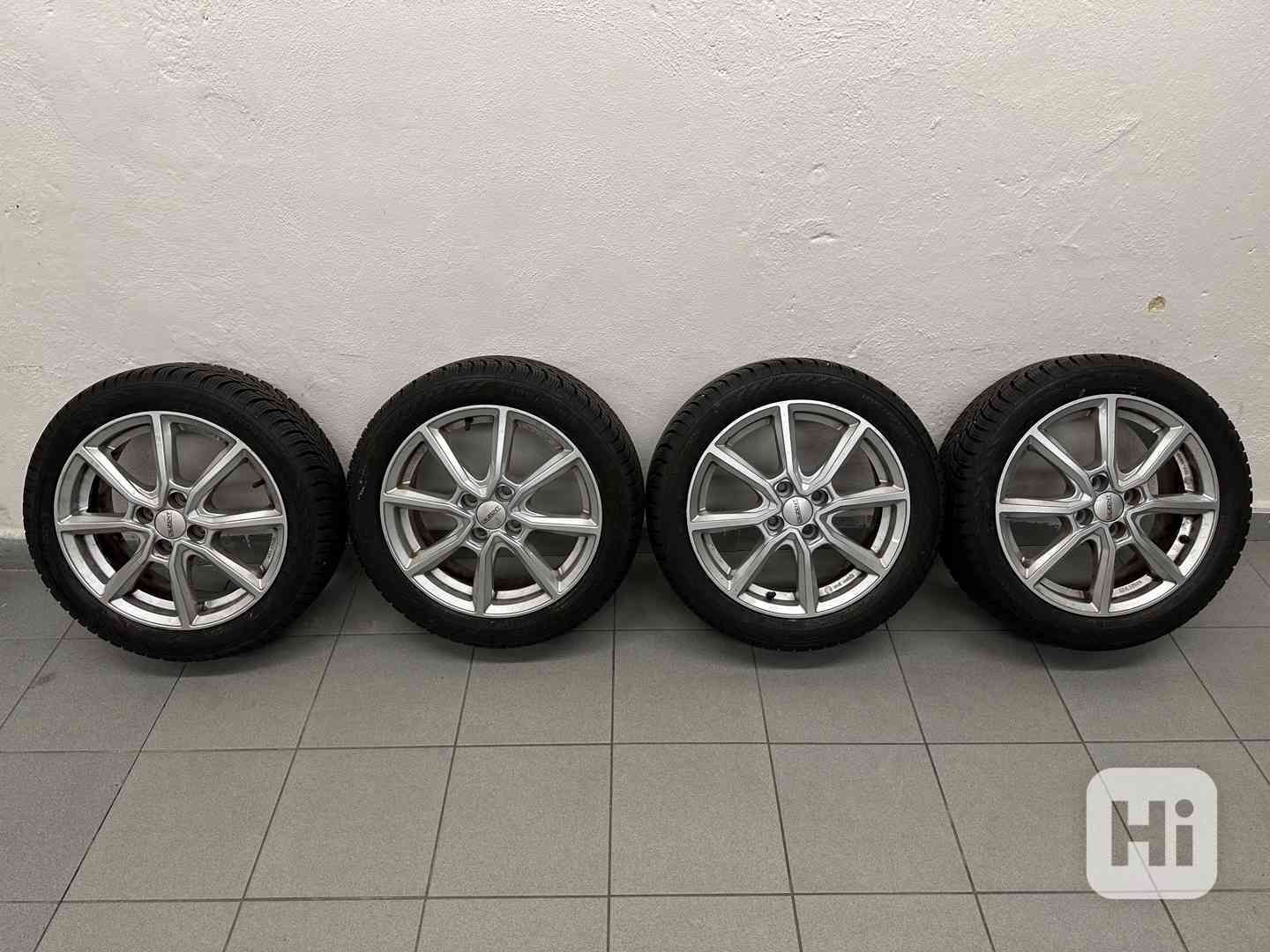 Alu kola DEZENT 6J 16 4x100 + zimní pneumatiky NOKIAN 195/50 - foto 1