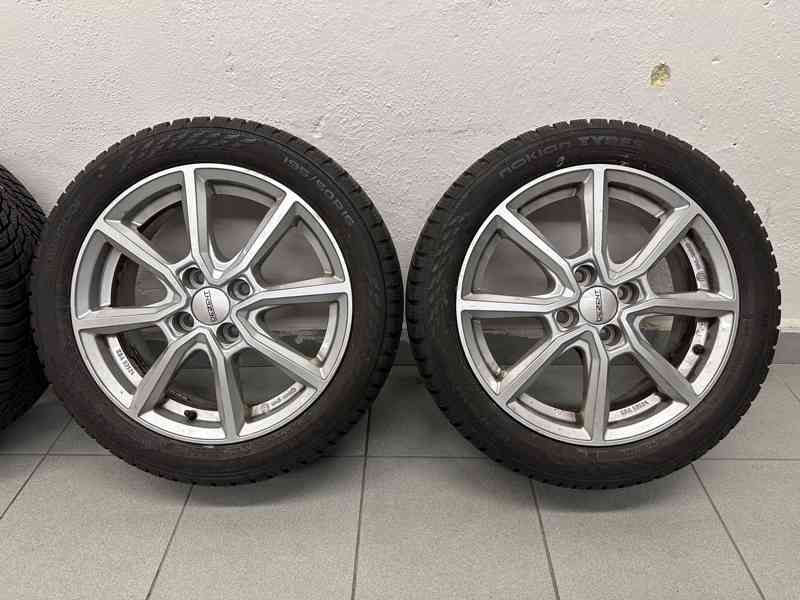 Alu kola DEZENT 6J 16 4x100 + zimní pneumatiky NOKIAN 195/50 - foto 3