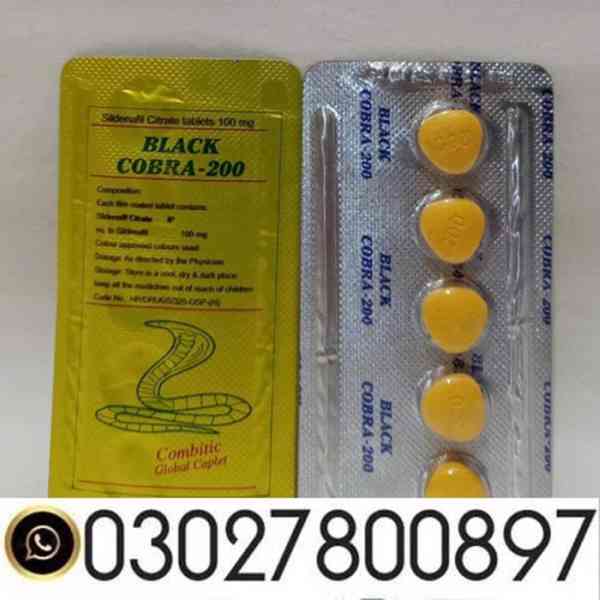 Black Cobra 200mg Tablets In Karachi ( 0302.7800897