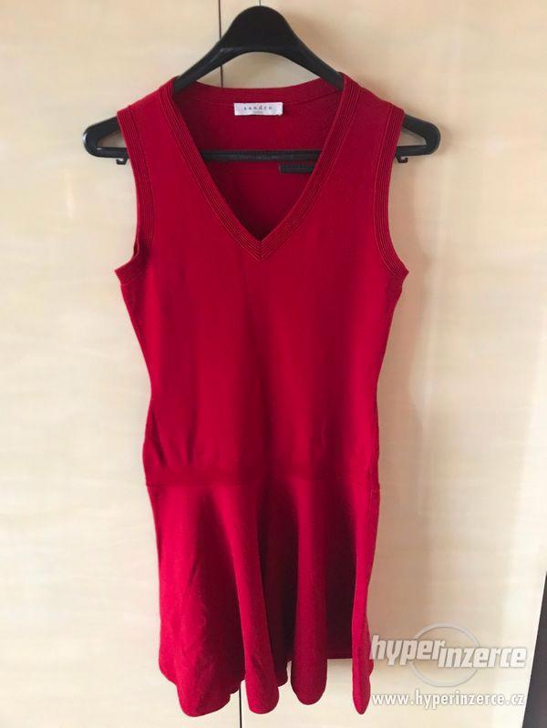 Rudé šaty francouzské značky Sandro- original - foto 1