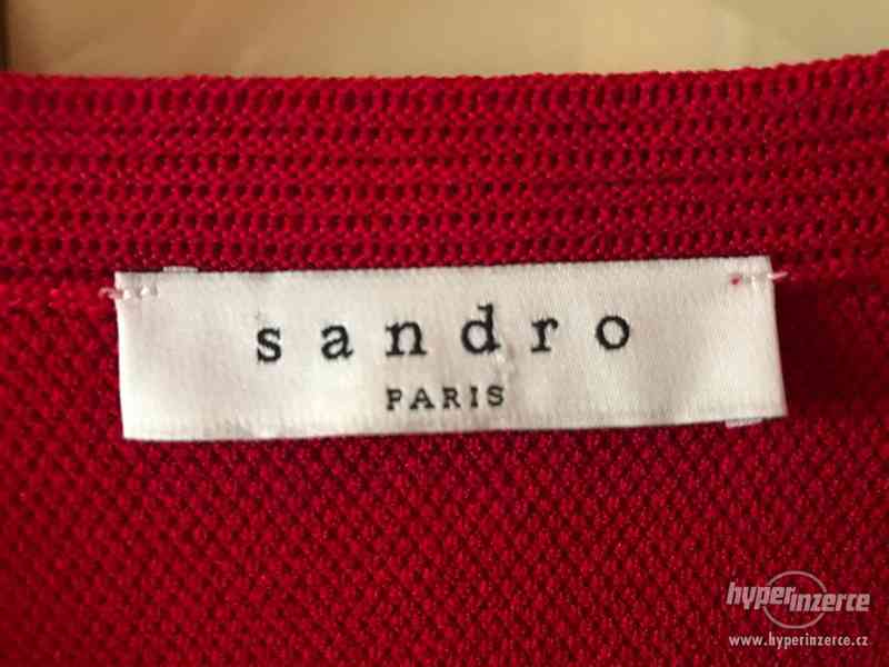 Rudé šaty francouzské značky Sandro- original - foto 3