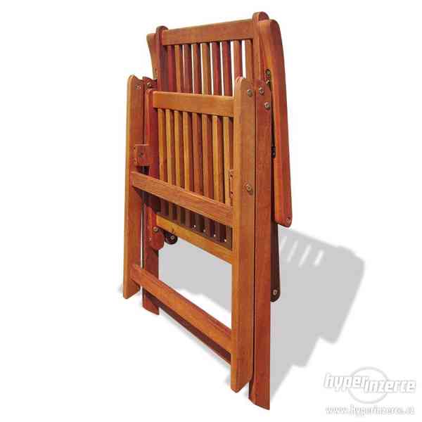Zahradní jídelní židle 2 ks akáciové dřevo, zn. vidaXL - foto 4