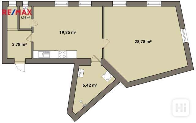 Nabízíme pronájem bytu 2+kk, 55 m2 v cihlovém domě na Hodolanské ulici v Olomouci - foto 6