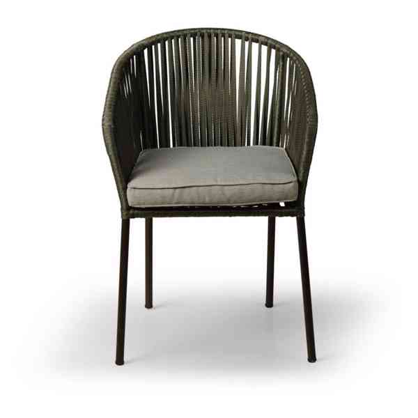 Zelená zahradní židle Trapani