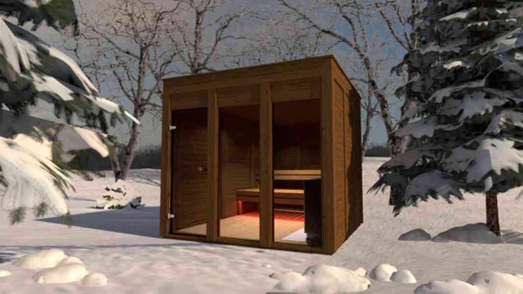 Moderní venkovní sauna Thermowood  - foto 6