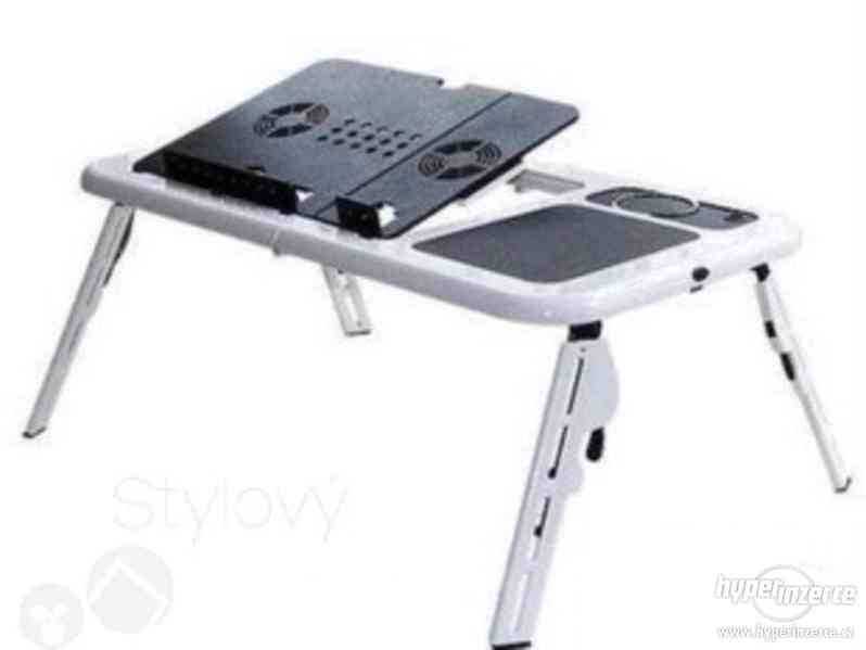 Nastavitelný stolek pod notebook s ventilátorem - foto 1